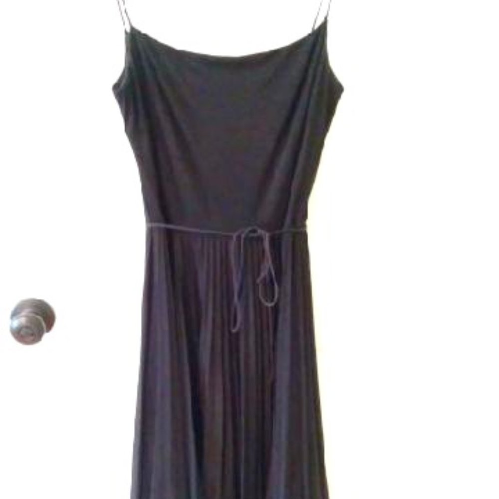 Black Pleated Cocktail Dress